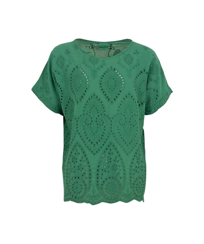 Broderie Anglaise Boxy Top
